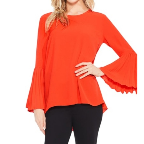 vince camuto bell sleeve top